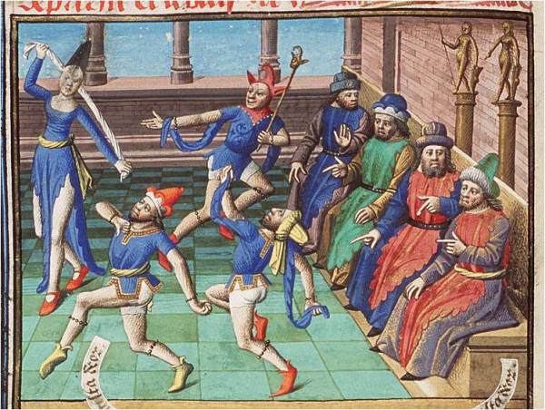 Танцы в средние века