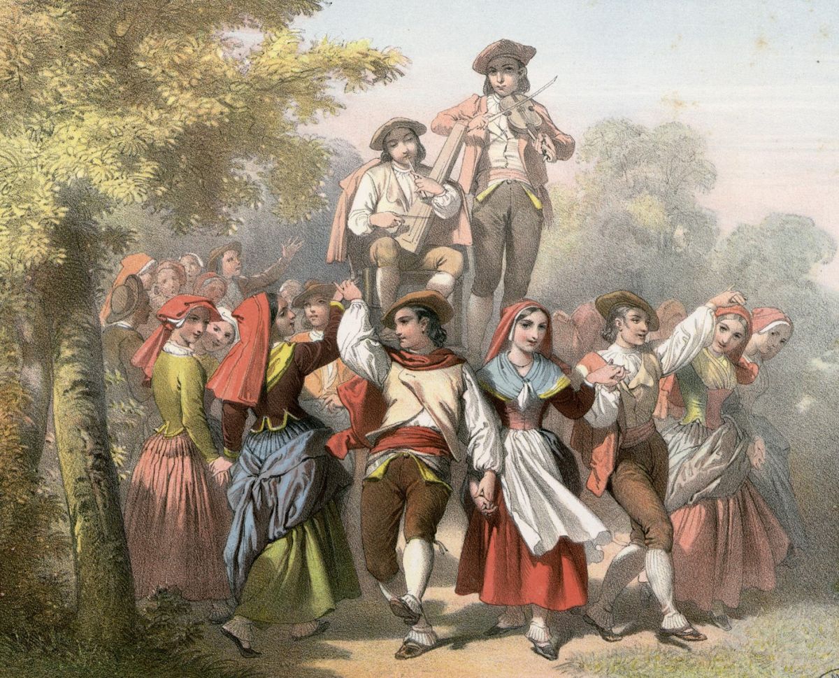 Бранль - разновидность французского танца, популярного с начала 16 века